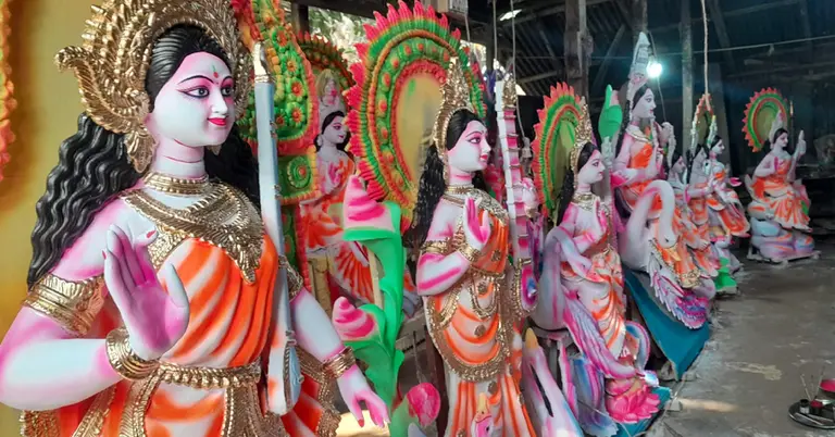 সরস্বতীর প্রতিমা